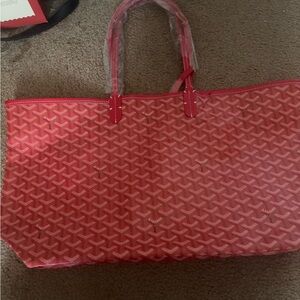 Stylish Red Tote Bag